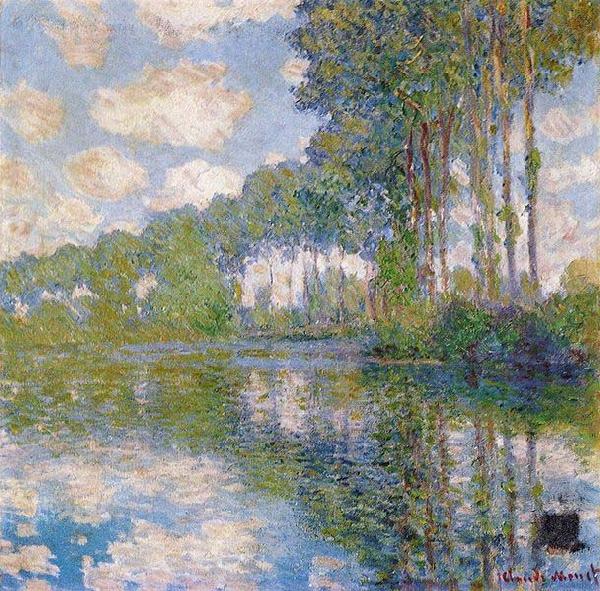 Claude Monet Pappeln on the Epte, oil painting image